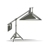 Photo studio element isolated on white background vector