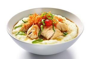 stock photo of bubur ayam food food photography studio AI Generated