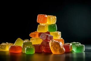 stock photo of gummy candy food photography AI Generated