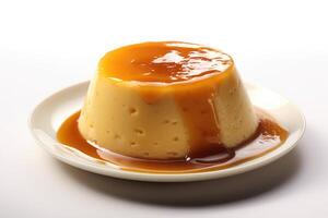 stock photo of pudding food photography studio light AI Generated