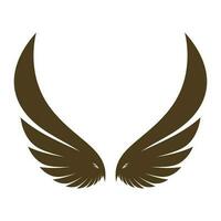 wings illustration design icon logo vector