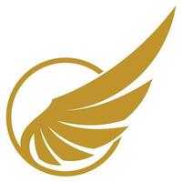 Flying wings logo illustration. vector