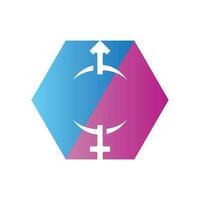 gender illustration logo. vector