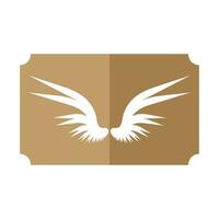 wings illustration design icon logo vector