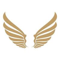 Bird wings illustration logo. vector