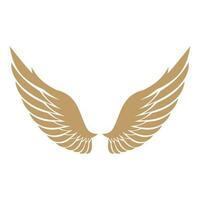 Bird wings illustration logo. vector