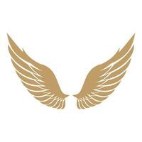 Bird wings illustration logo. vector