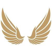 Bird wings illustration logo. vector
