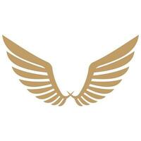 Bird wings illustration logo. vector