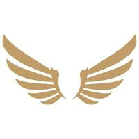 Bird wings illustration logo. vector