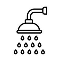 shower icon vector design template in white background