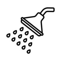 shower icon vector design template in white background