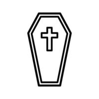 coffin icon vector design template