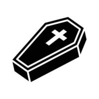 coffin icon vector design template