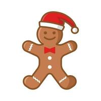 gingerbread icon vector design template in white background