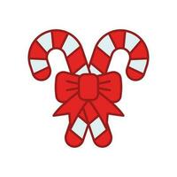 christmas candy icon vector design template in white background