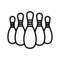 bowling icon vector design template in white background