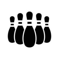 bowling icon vector design template in white background