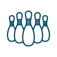 bowling icon vector design template in white background