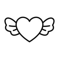 corazón - enamorado icono vector diseño modelo en blanco antecedentes