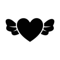 heart - valentine icon vector design template in white background