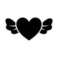 heart - valentine icon vector design template in white background