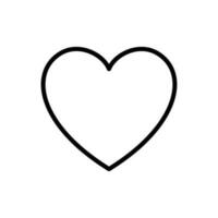 heart - valentine icon vector design template in white background