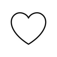 heart - valentine icon vector design template in white background