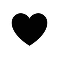 heart - valentine icon vector design template in white background