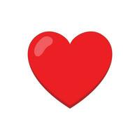 heart - valentine icon vector design template in white background