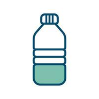 agua botella icono vector diseño modelo en blanco antecedentes