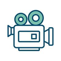 video camera icon vector design template in white background