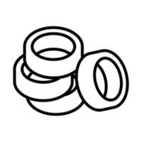 tire icon vector design template in white background