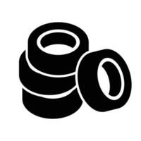 tire icon vector design template in white background