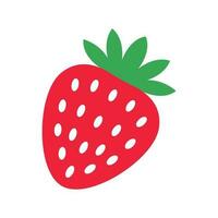 strawberry icon vector design template in white background