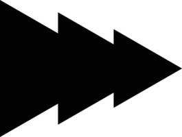 flecha plano icono forma vector