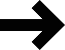 Arrow Flat Icon Line vector