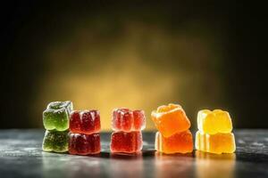 stock photo of gummy candy food photography AI Generated