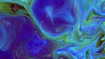 abstrato orgânico hipnótico tinta colorida pintura spreads video