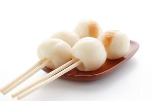 stock photo of dango japanese dumpling food photography AI Generated