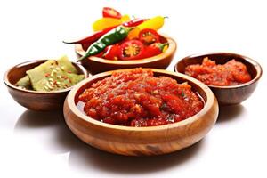 stock photo of sambal food photography isolated white background
