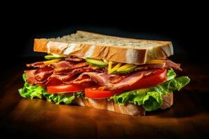 stock photo of sandwich food food photographystudio AI Generated