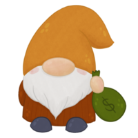 gnome with money bag png