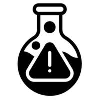 poison glyph icon vector