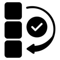 priority glyph icon vector