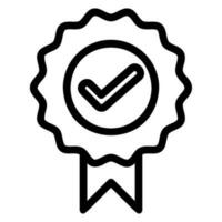 quality assurance line icon vector