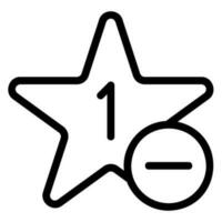 delete line icon vector