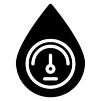 blood pressure glyph icon vector