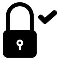 caps lock glyph icon vector