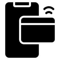 payment glyph icon vector
